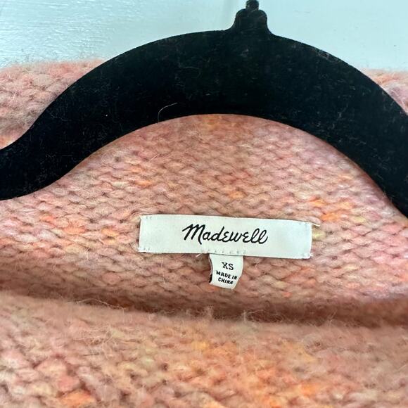 Madewell Varina Mockneck Pink Knit Wool Alpaca Pullover Sweater Size XS - Picture 5 of 8
